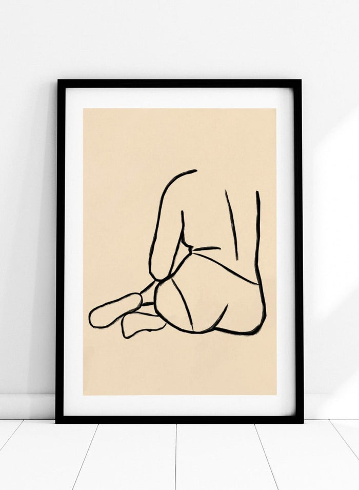 'Still Figure' Aesthetic Art Print_Sugar & Canvas_Sugar & Canvas