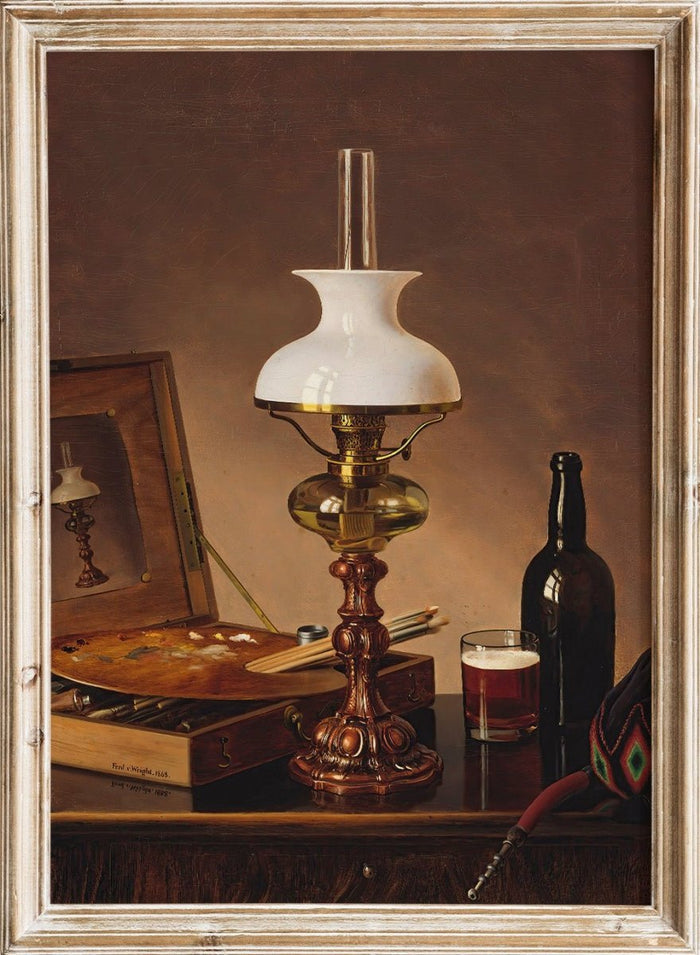 "Still Life in the Atelier" Art Print_Sugar & Canvas_Ferdinand von Wright