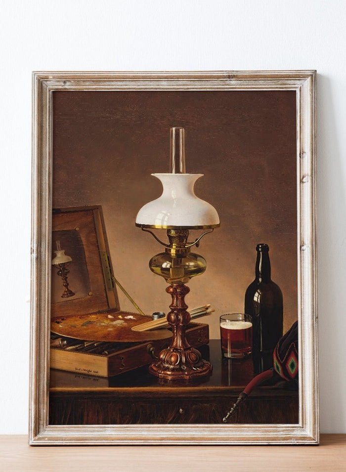"Still Life in the Atelier" Art Print_Sugar & Canvas_Ferdinand von Wright