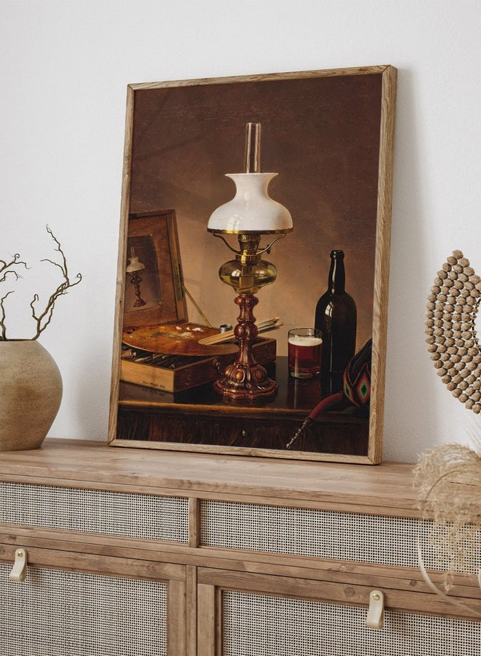 "Still Life in the Atelier" Art Print_Sugar & Canvas_Ferdinand von Wright