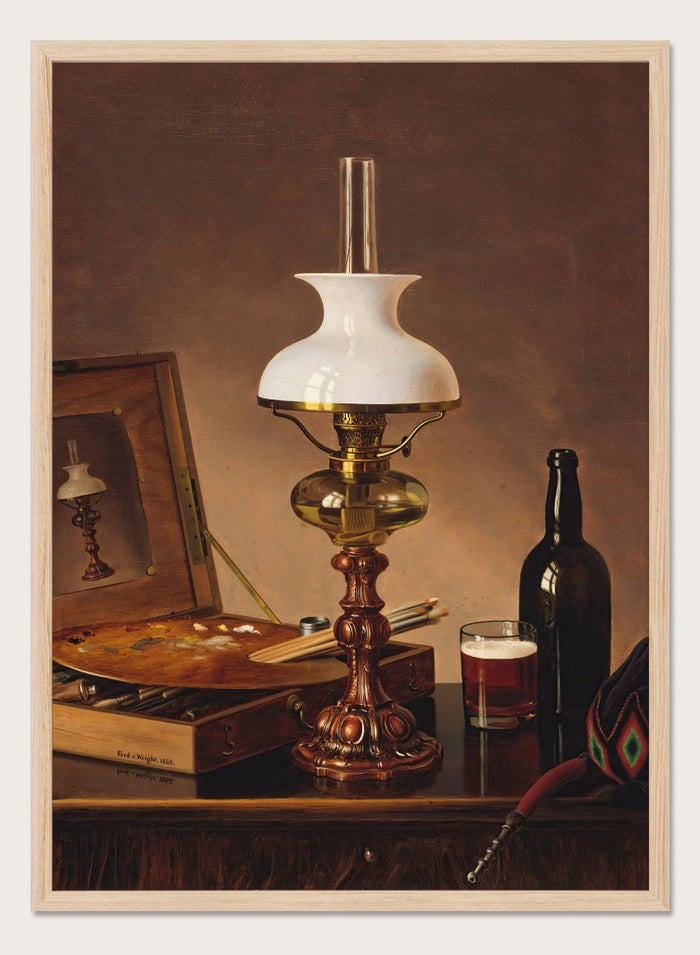 "Still Life in the Atelier" Art Print_Sugar & Canvas_Ferdinand von Wright