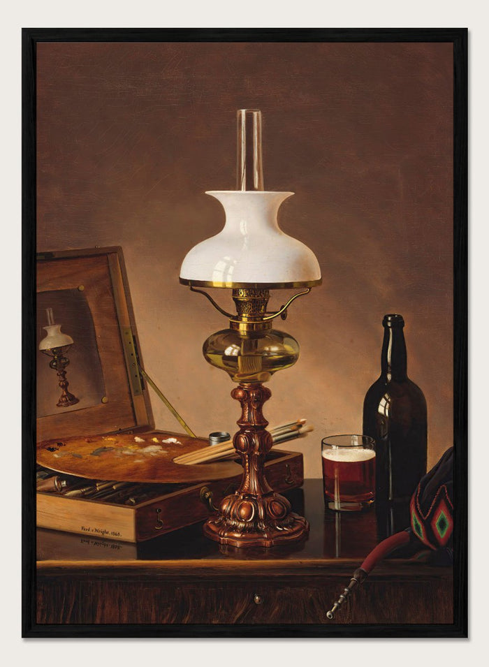 "Still Life in the Atelier" Art Print_Sugar & Canvas_Ferdinand von Wright