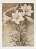 "Still Life of Easter Lilies" Art Print_Sugar & Canvas_John La Farge