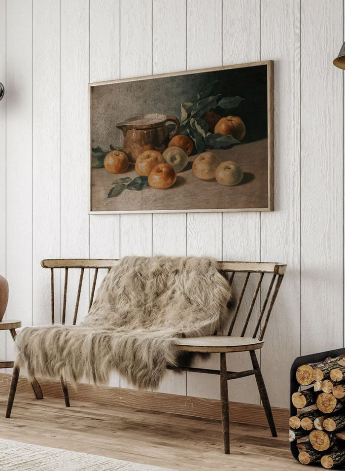"Still Life with Apples" Art Print_Sugar & Canvas_Walter Stoitzner