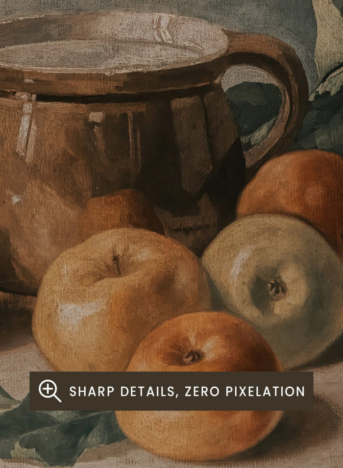"Still Life with Apples" Art Print_Sugar & Canvas_Walter Stoitzner