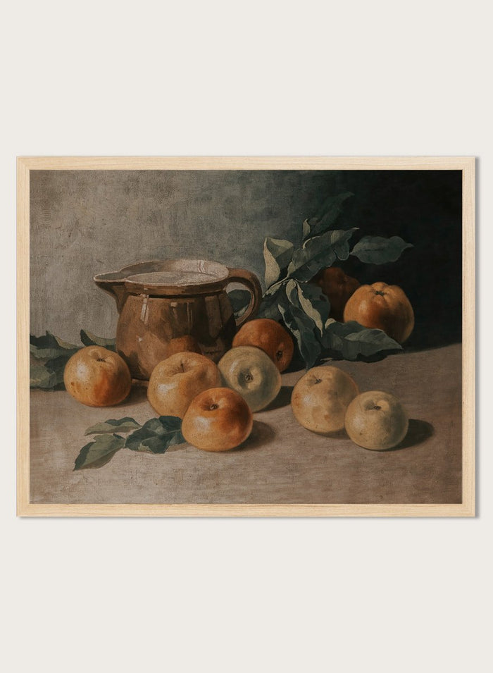 "Still Life with Apples" Art Print_Sugar & Canvas_Walter Stoitzner