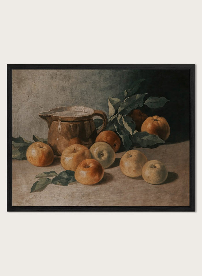 "Still Life with Apples" Art Print_Sugar & Canvas_Walter Stoitzner