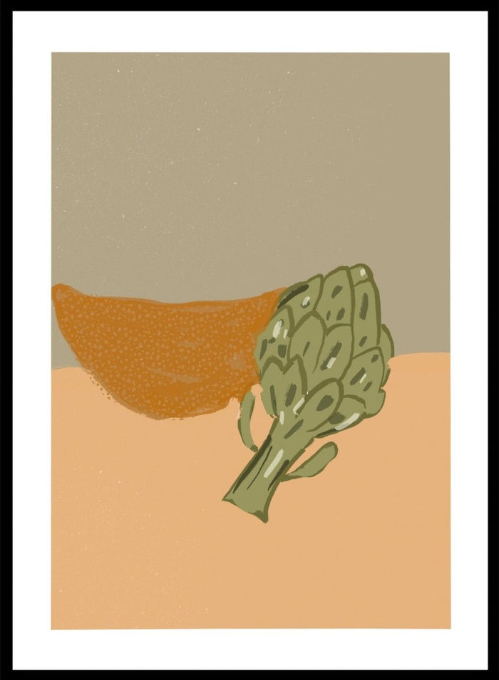'Still Life with Artichoke' Aesthetic Art Print_Sugar & Canvas_Sugar & Canvas