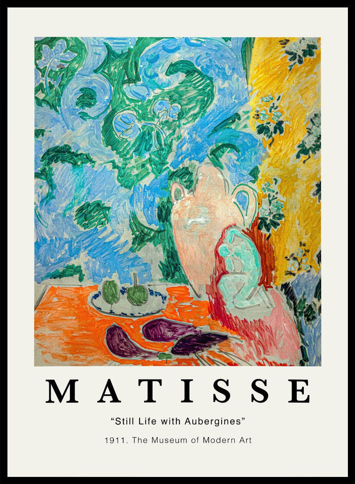 Still Life with Aubergines 1911 by Henri Matisse Print_Sugar & Canvas