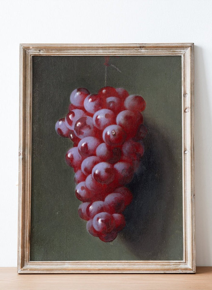 "Still Life with Grapes" Art Print_Sugar & Canvas_Carducius Plantagenet Ream