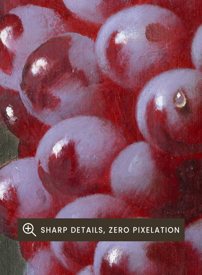 "Still Life with Grapes" Art Print_Sugar & Canvas_Carducius Plantagenet Ream