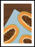 'Still Life with Papaya' Aesthetic Art Print_Sugar & Canvas_Sugar & Canvas