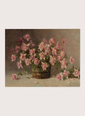 "Still life with Pink Roses" Art Print_Sugar & Canvas_Amédée Joullin