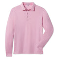 Straight Down Cambridge Longsleeve Golf Polo Punch - FA26 Men