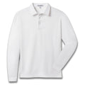 Straight Down Cambridge Longsleeve Golf Polo White - FA26 Men
