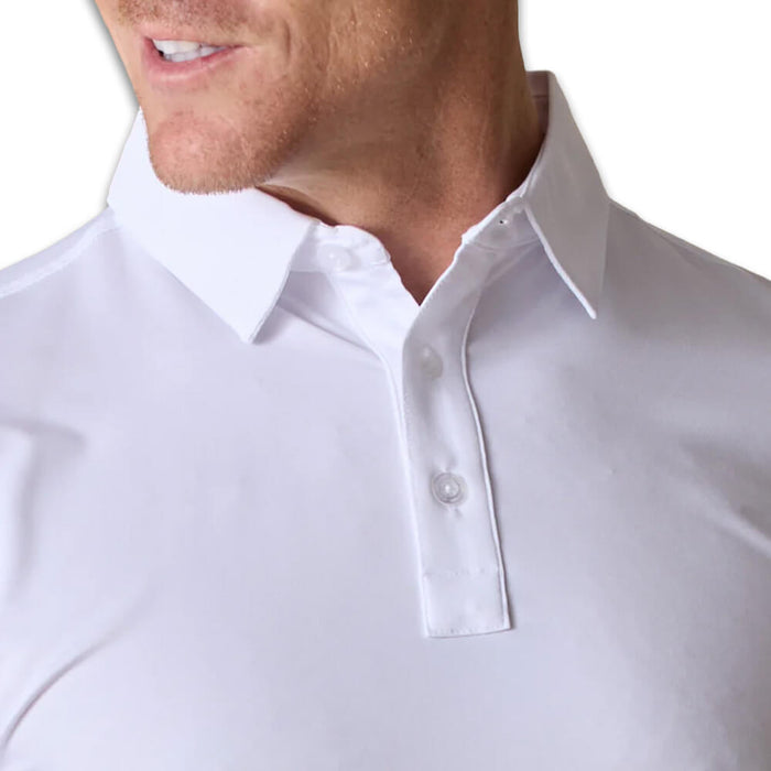 Straight Down Olympic Golf Polo White - SP26 Men