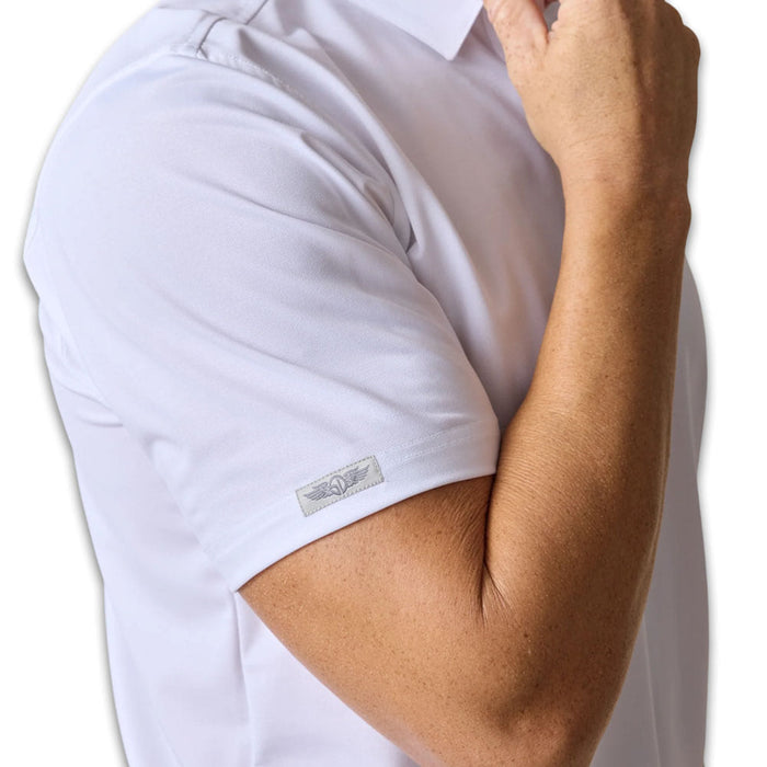 Straight Down Sullivan Golf Polo White - FA26 Men