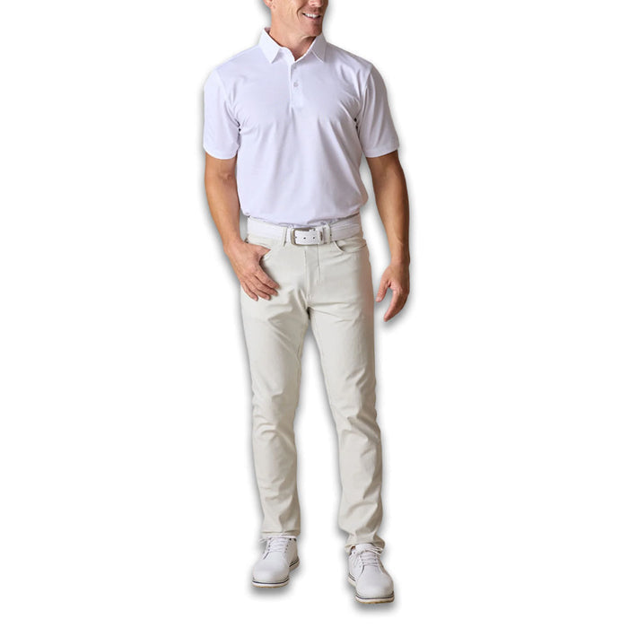 Straight Down Sullivan Golf Polo White - FA26 Men