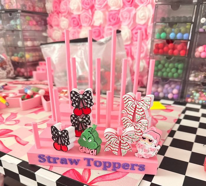 Straw Topper Display