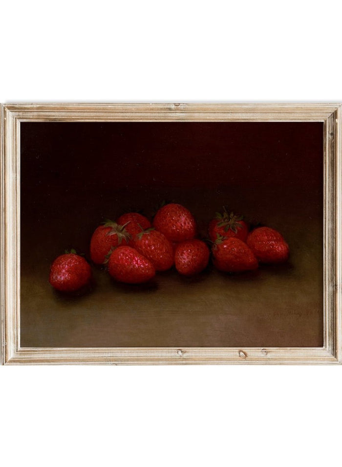 "Strawberries" Art Print_Sugar & Canvas_George Henry Hall