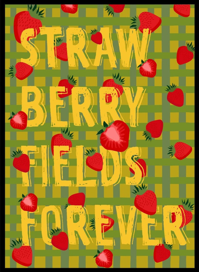 ‘Strawberry Fields’ Aesthetic Art Print_Sugar & Canvas_Sugar & Canvas