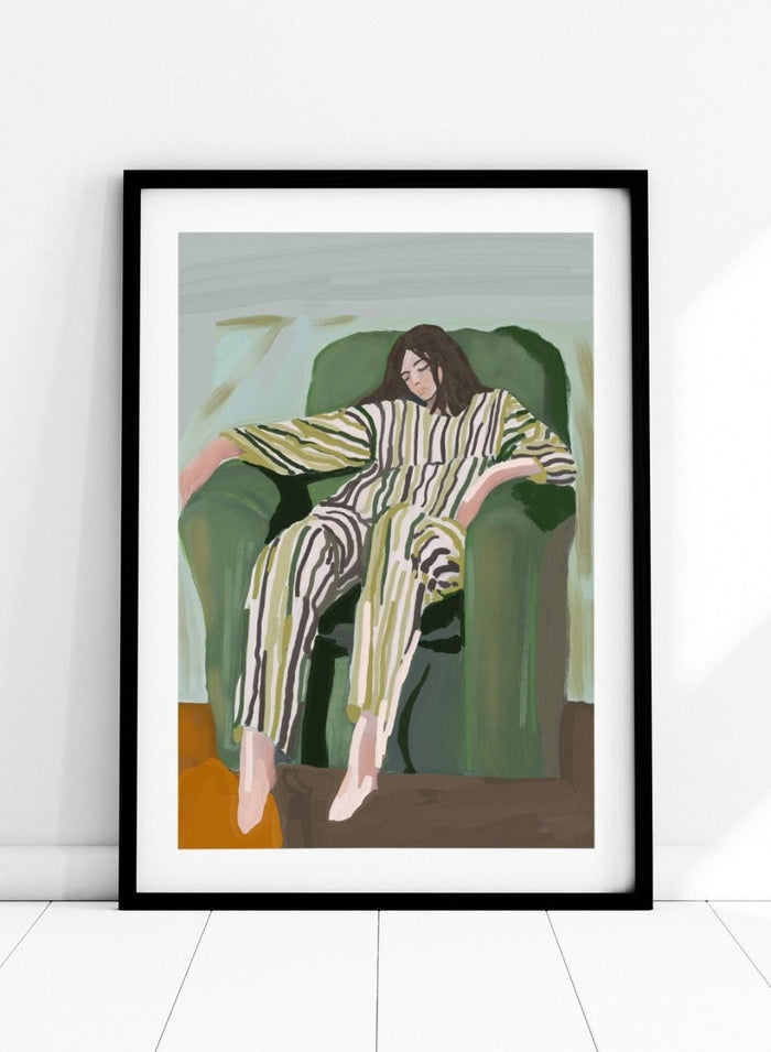 'Striped Pajamas' Aesthetic Art Print_Sugar & Canvas_Sugar & Canvas