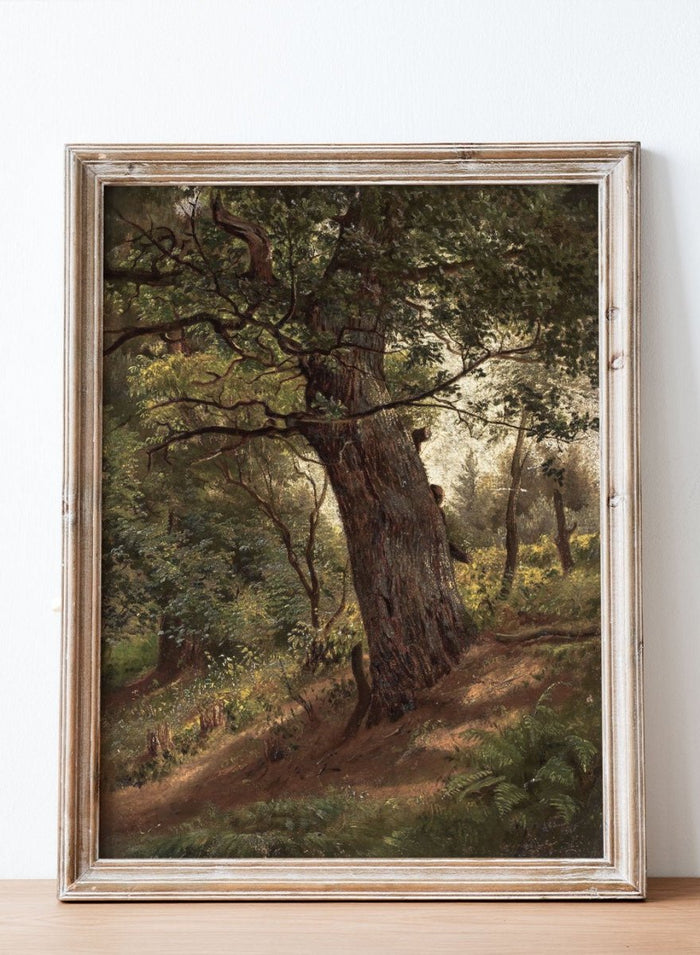 "Study of a Tree" Art Print_Sugar & Canvas_Wilhelm Peter Bayer