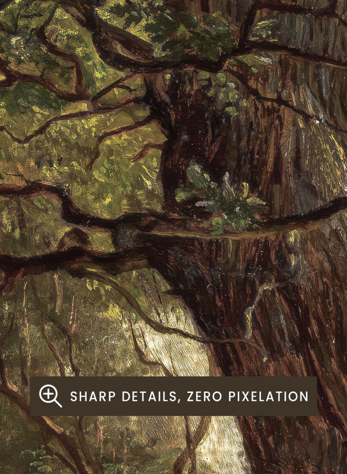 "Study of a Tree" Art Print_Sugar & Canvas_Wilhelm Peter Bayer