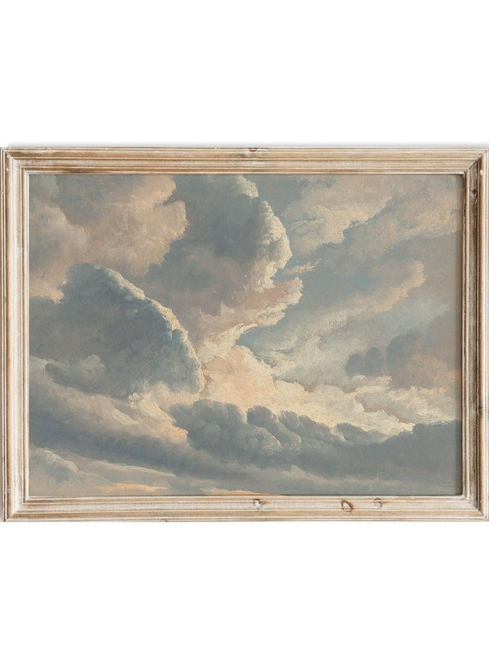 "Study of Clouds" Art Print_Sugar & Canvas_Simon Denis