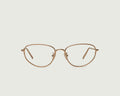 Nickel::Suki Eyeglasses cateye Brown metal front