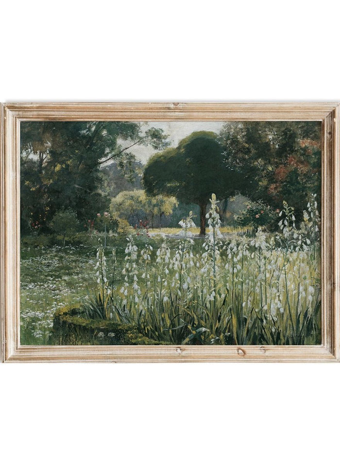 "Summer Hyacinths" Art Print_Sugar & Canvas_Hugo Charlemont