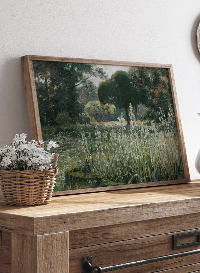 "Summer Hyacinths" Art Print_Sugar & Canvas_Hugo Charlemont