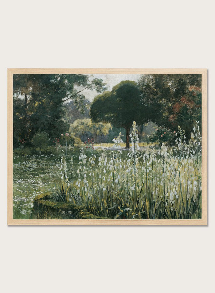 "Summer Hyacinths" Art Print_Sugar & Canvas_Hugo Charlemont
