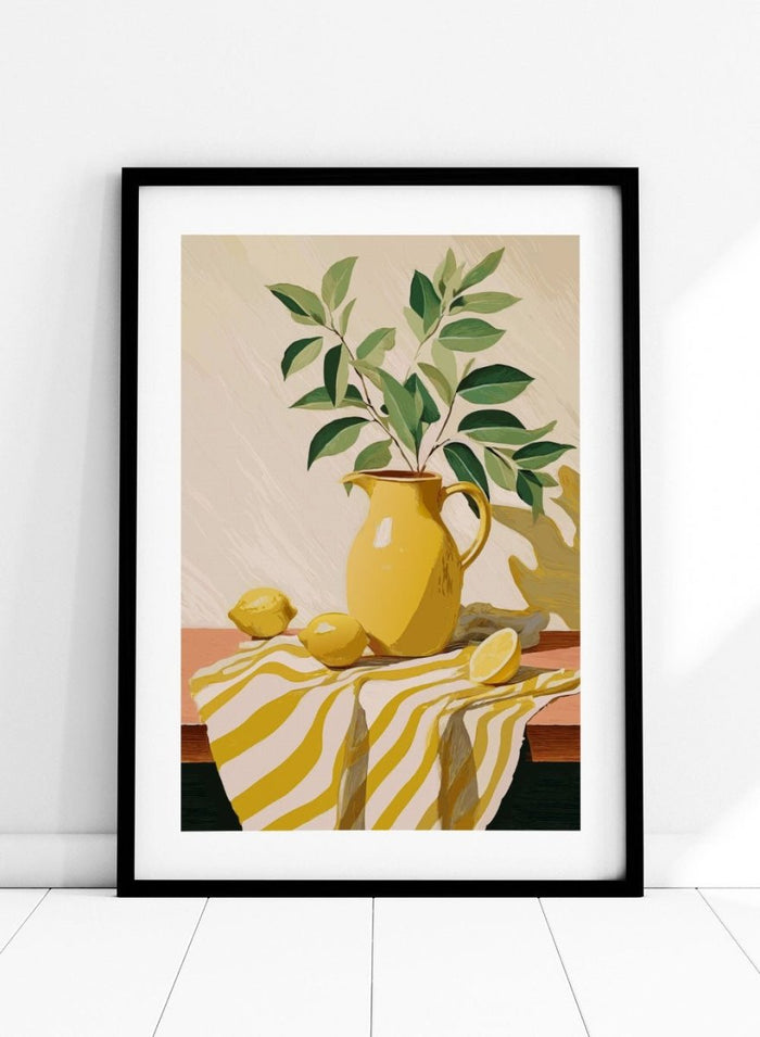 'Sun-drenched' Aesthetic Kitchen Art Print_Sugar & Canvas_Sugar & Canvas