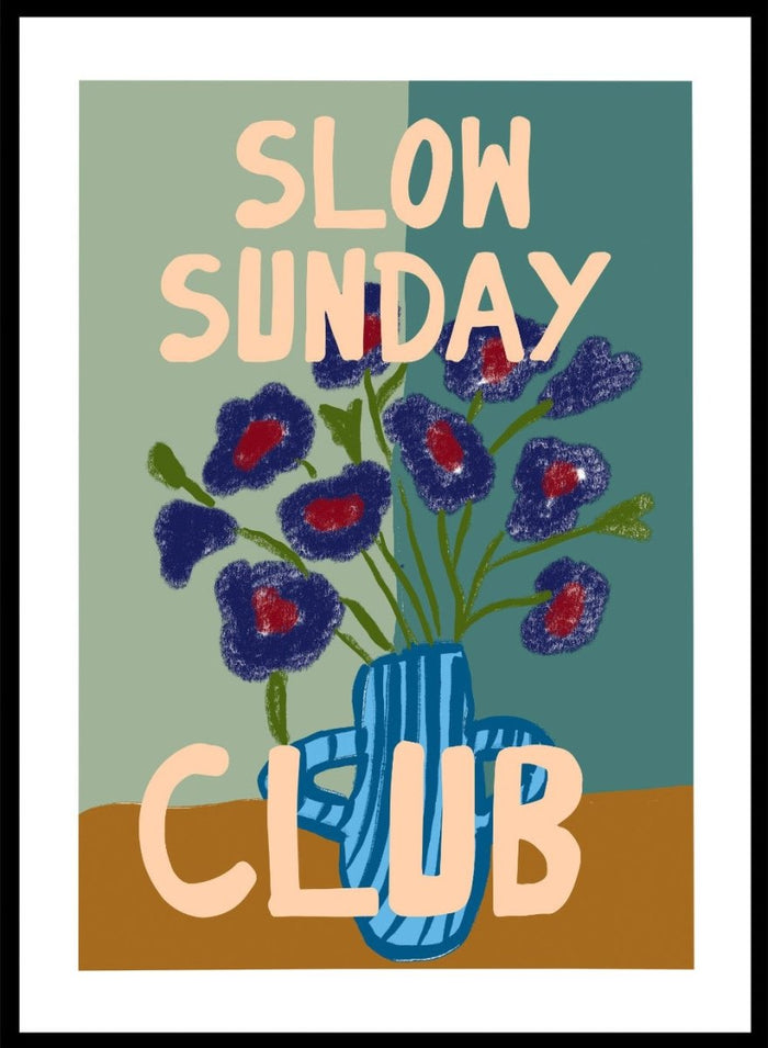 'Sunday in Violet' Aesthetic Art Print_Sugar & Canvas_Sugar & Canvas