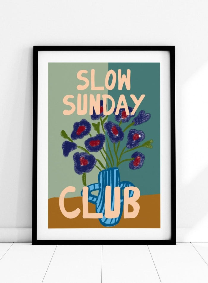 'Sunday in Violet' Aesthetic Art Print_Sugar & Canvas_Sugar & Canvas