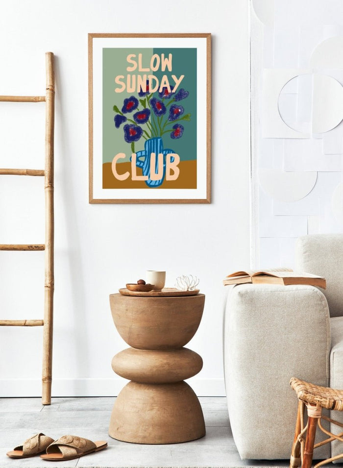 'Sunday in Violet' Aesthetic Art Print_Sugar & Canvas_Sugar & Canvas