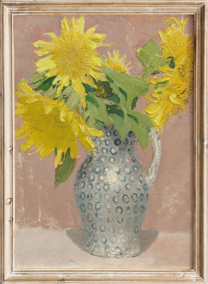 "Sunflowers in Vase" Art Print_Sugar & Canvas_William Nicholson