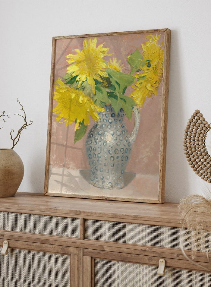 "Sunflowers in Vase" Art Print_Sugar & Canvas_William Nicholson