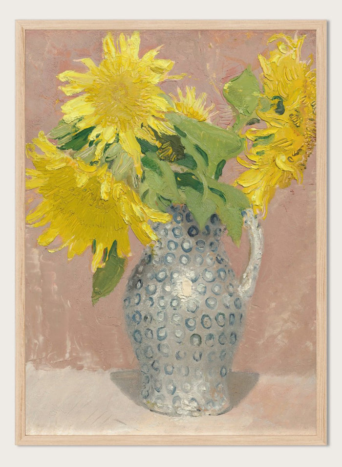 "Sunflowers in Vase" Art Print_Sugar & Canvas_William Nicholson