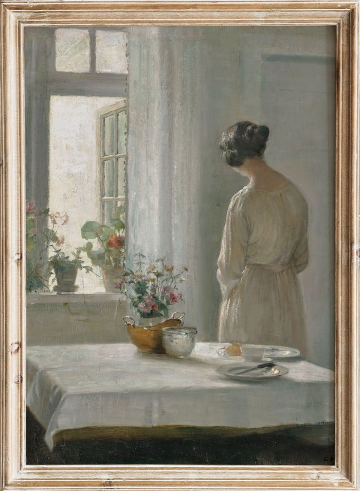 "Sunlit Breakfast" Art Print_Sugar & Canvas_Carl Holsøe