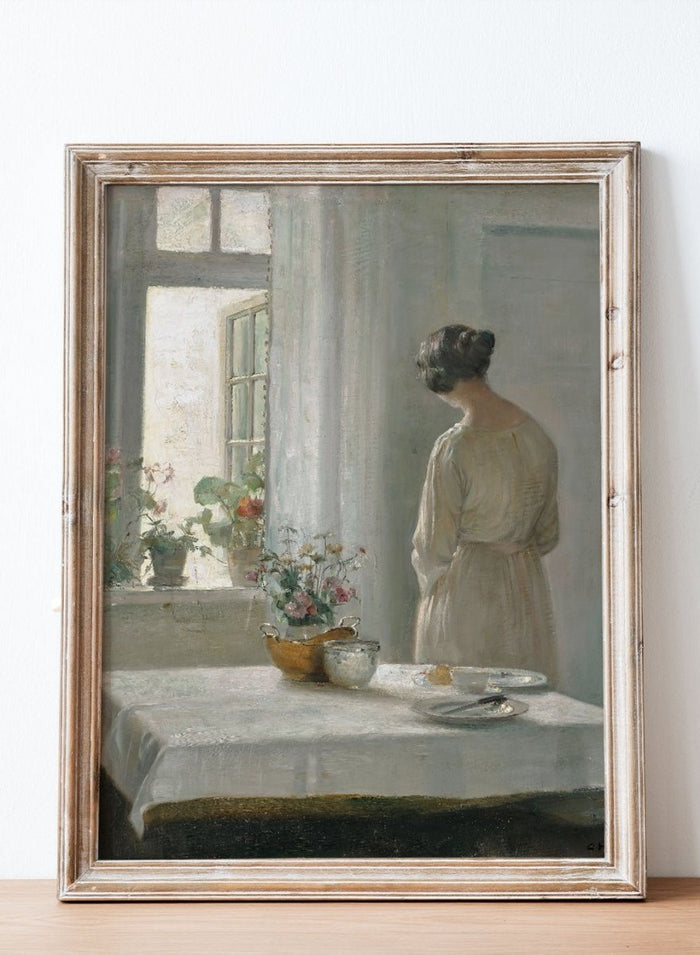 "Sunlit Breakfast" Art Print_Sugar & Canvas_Carl Holsøe