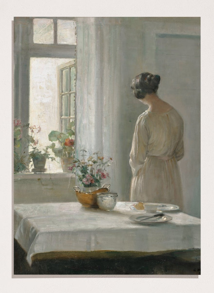 "Sunlit Breakfast" Art Print_Sugar & Canvas_Carl Holsøe
