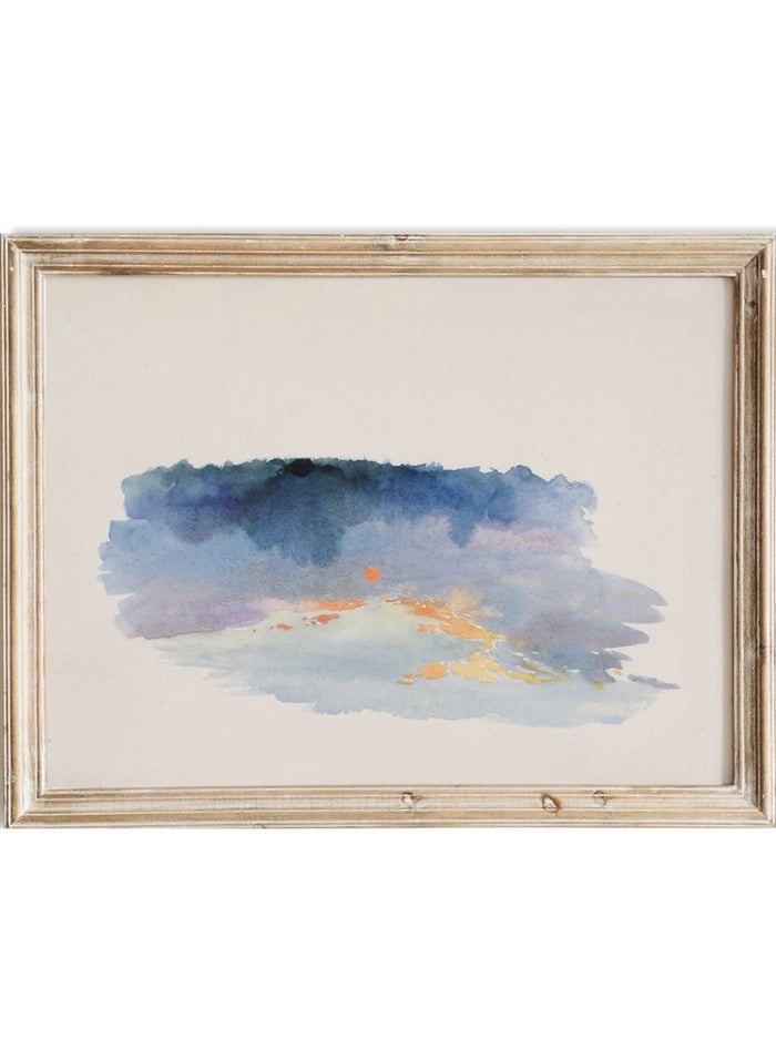 "Sunset, Oxford" Art Print_Sugar & Canvas_George Elbert Burr