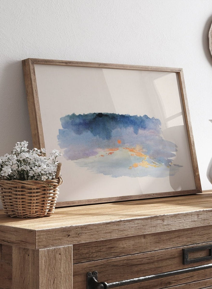 "Sunset, Oxford" Art Print_Sugar & Canvas_George Elbert Burr