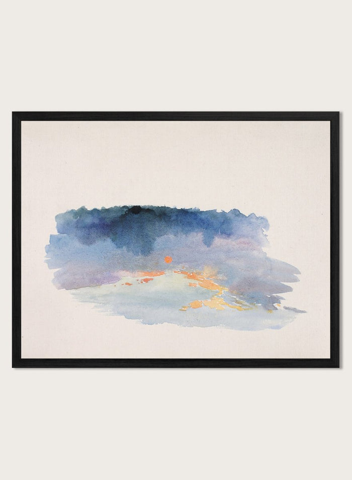 "Sunset, Oxford" Art Print_Sugar & Canvas_George Elbert Burr