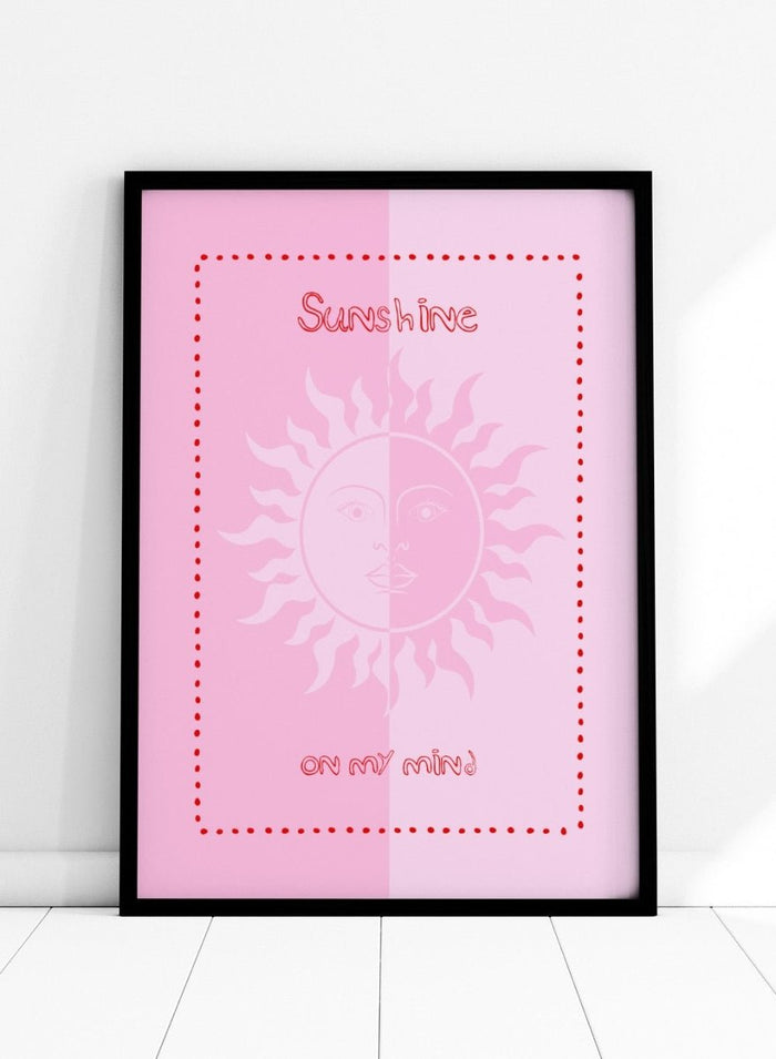 'Sunshine On My Mind' Aesthetic Art Print_Sugar & Canvas_Sugar & Canvas