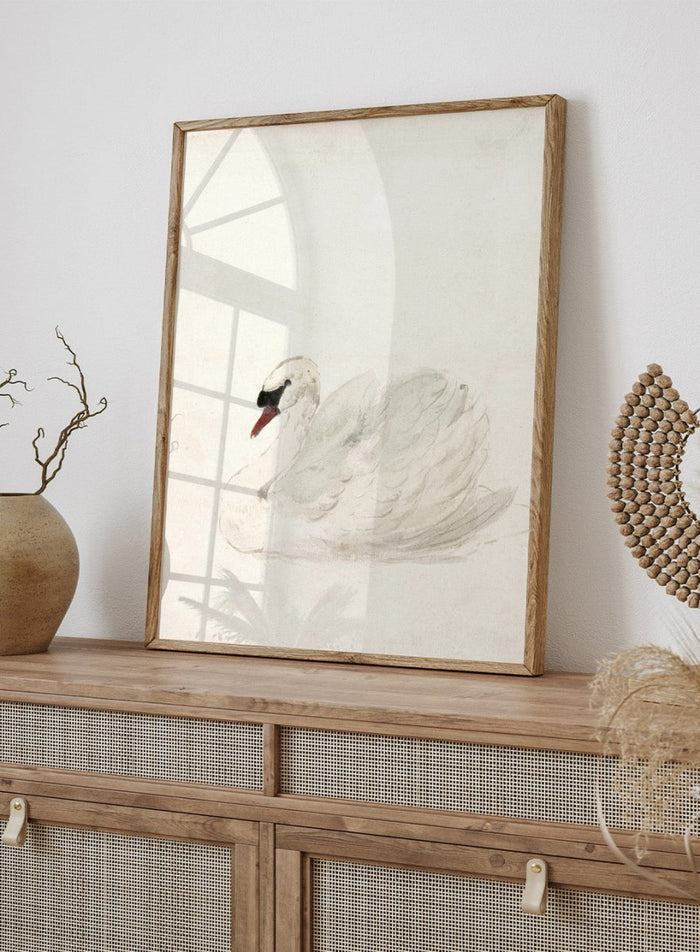 "Swan" Art Print_Sugar & Canvas_Aert Schouman