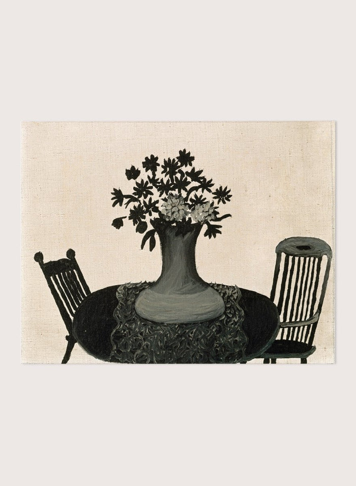 "Table and Two Chairs" Art Print_Sugar & Canvas_Horace Pippin