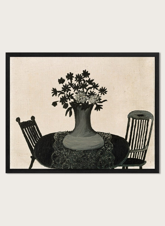 "Table and Two Chairs" Art Print_Sugar & Canvas_Horace Pippin
